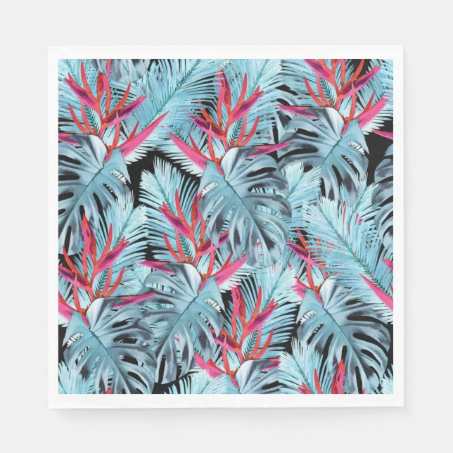 Guardanapo De Papel Plantas tropicais 1 (Frente)