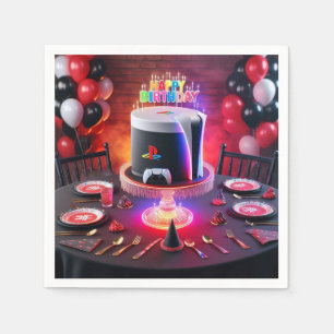 Guardanapo De Papel Play Station 5 Party Napkins