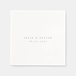 Guardanapo De Papel Plum Purple Boho Casamento Moderno Cocktail