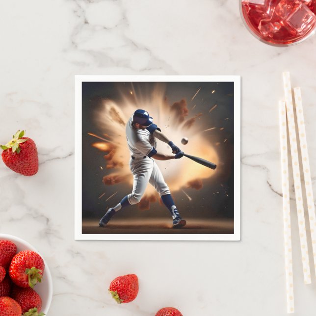 Guardanapo De Papel Pó E Glória: Baseball Na Corrida Doméstica (Insitu)