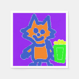 Guardanapo De Papel Pocorn Anime Paper Napkins