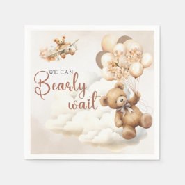 Guardanapo De Papel Podemos Esperar Boho Chá de fraldas Neutro De Gêne