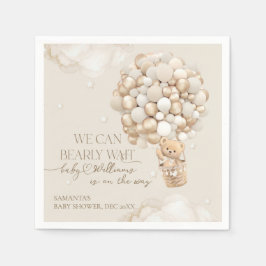 Guardanapo De Papel Podemos Esperar Chá de fraldas neutro por gênero