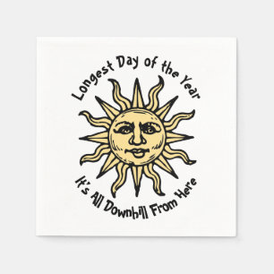 Guardanapo De Papel Poema de Solstício de Verão