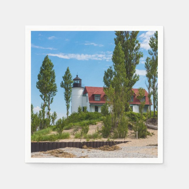 Guardanapo De Papel Point Betsie Lighthouse (Frente)