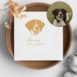 Guardanapo De Papel Pointer Dog Personalised Cheers