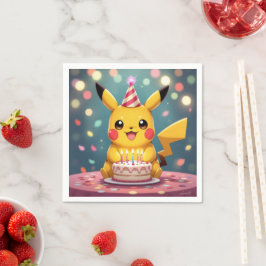 Guardanapo De Papel Pokémon und seine Treue Freunde