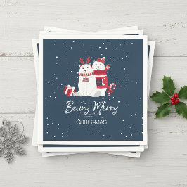 Guardanapo De Papel Polar Beary Feliz Natal ID851