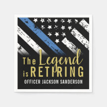 Polícia de Linha Azul Fino da Polícia