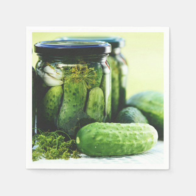 Guardanapo De Papel Polônia Polska Gherkins Comidas Poloneses (Frente)