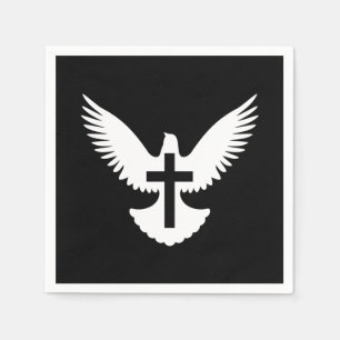 Guardanapo De Papel Pomba com cruz
