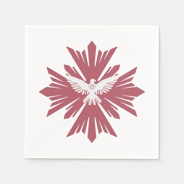 Guardanapo De Papel Pomba divina da paz (Frente)
