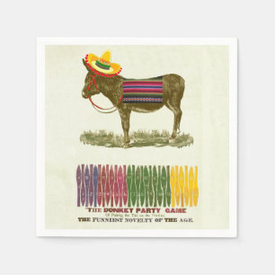 Guardanapo De Papel Ponha a cauda no burro
