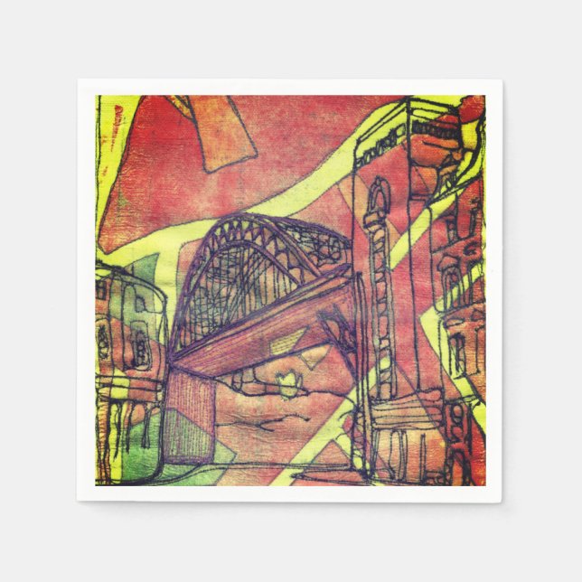 Guardanapo De Papel Ponte Newcastle (Frente)