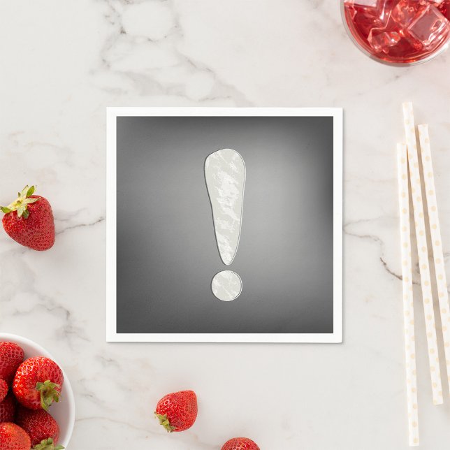 Guardanapo De Papel Ponto de exclamação Papel Napkins (Criador carregado)