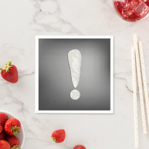 Guardanapo De Papel Ponto de exclamação Papel Napkins