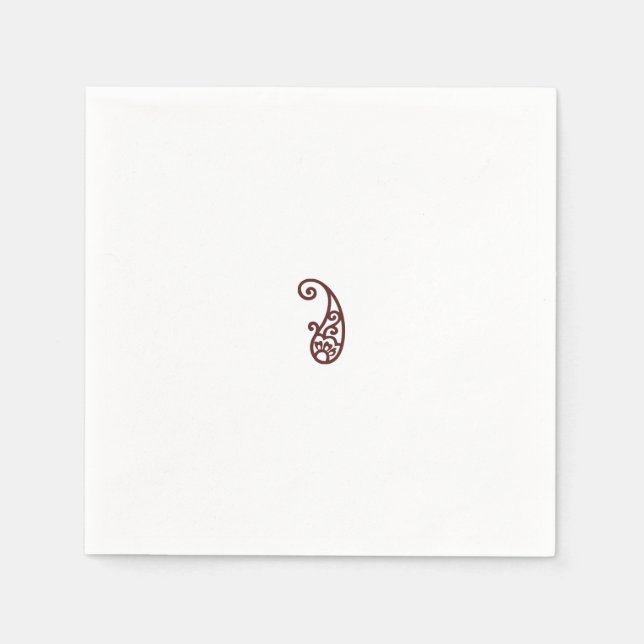 Guardanapo De Papel Ponto vermelho (Frente)