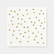 Pontos de Confete Dourado Falso Folheado Moderno C