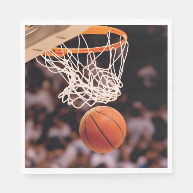 Guardanapo De Papel Pontuação de Basquetebol (Frente)