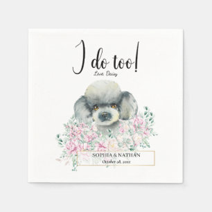 Guardanapo De Papel Poodle Doodle Dog Casamento Cocktail Napkins