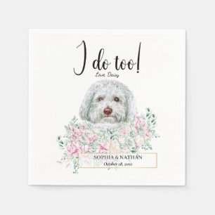 Guardanapo De Papel Poodle Doodle Dog Casamento Cocktail Napkins
