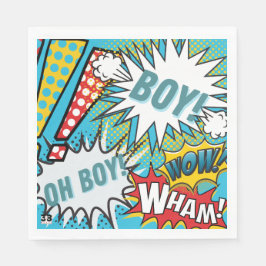 Guardanapo De Papel Pop Art Baby Boy