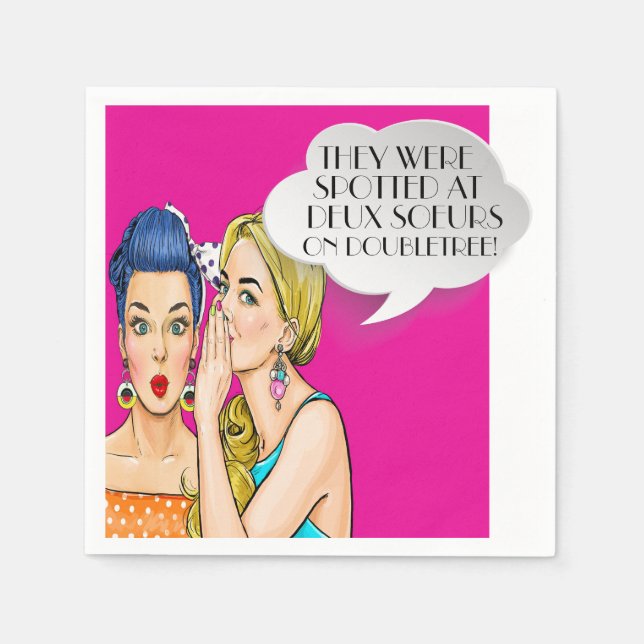 Guardanapo De Papel Pop Art Party ou Business Cocktail Napkins (Frente)