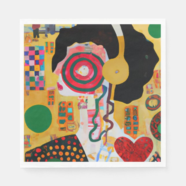 Guardanapo De Papel Pop Music (Frente)