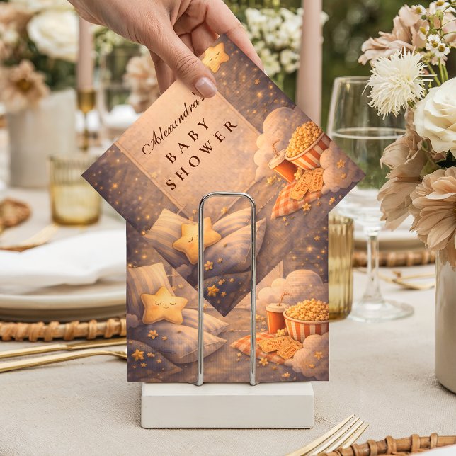 Guardanapo De Papel Popcorn Movie Magic Baby Shower (Criador carregado)