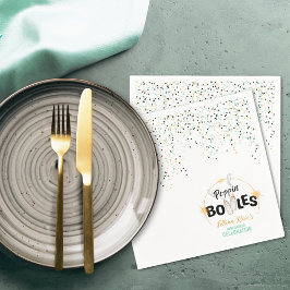 Guardanapo De Papel Poppin' Bottles Baby Shower 