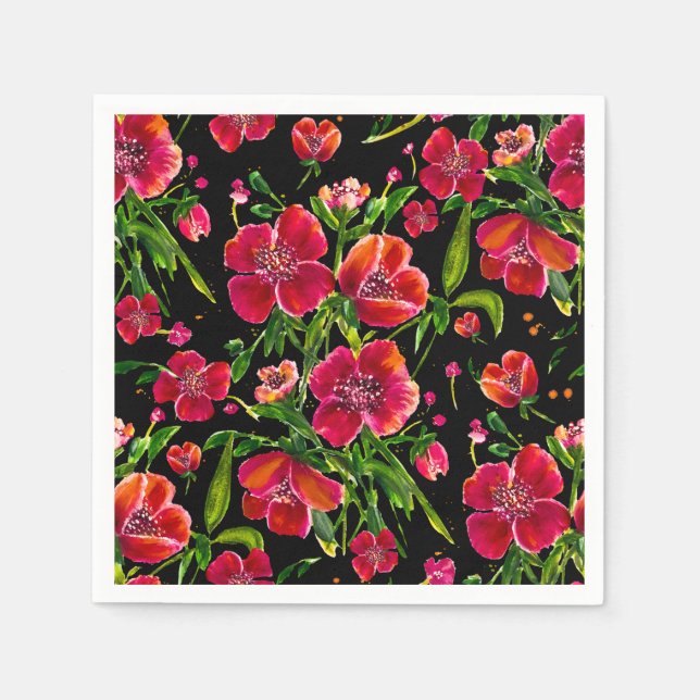 Guardanapo De Papel Poppy Garden Napkins (Frente)