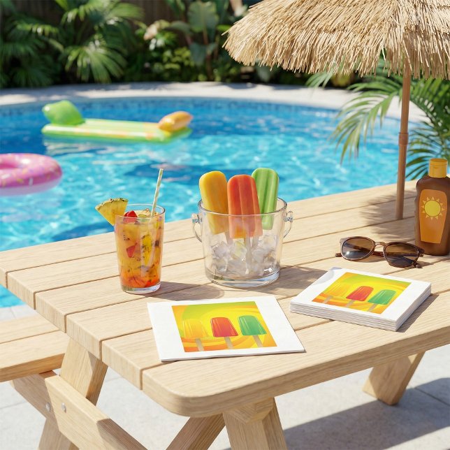 Guardanapo De Papel Popsicles Paper Napkins (Criador carregado)