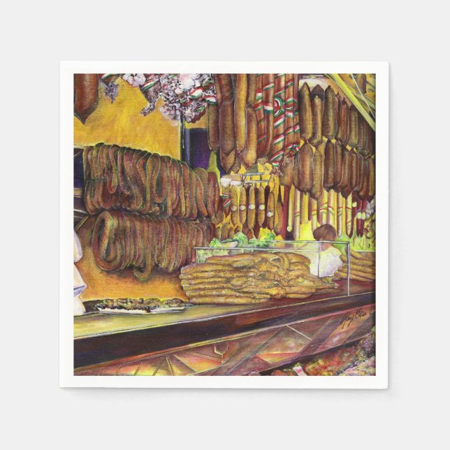 Guardanapo De Papel Porco, Budapeste (Frente)