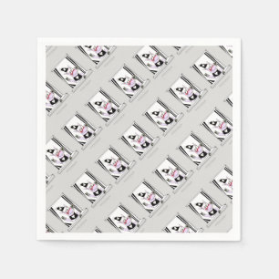 Guardanapo De Papel porco do bom dia