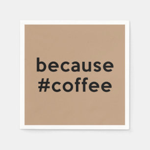 Guardanapo De Papel Porque Café
