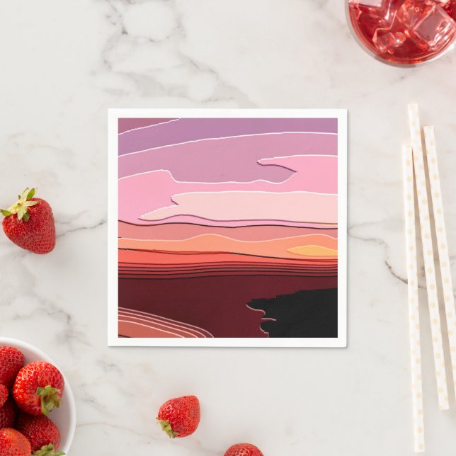 GUARDANAPO DE PAPEL PÔRS DO SOL (Insitu)