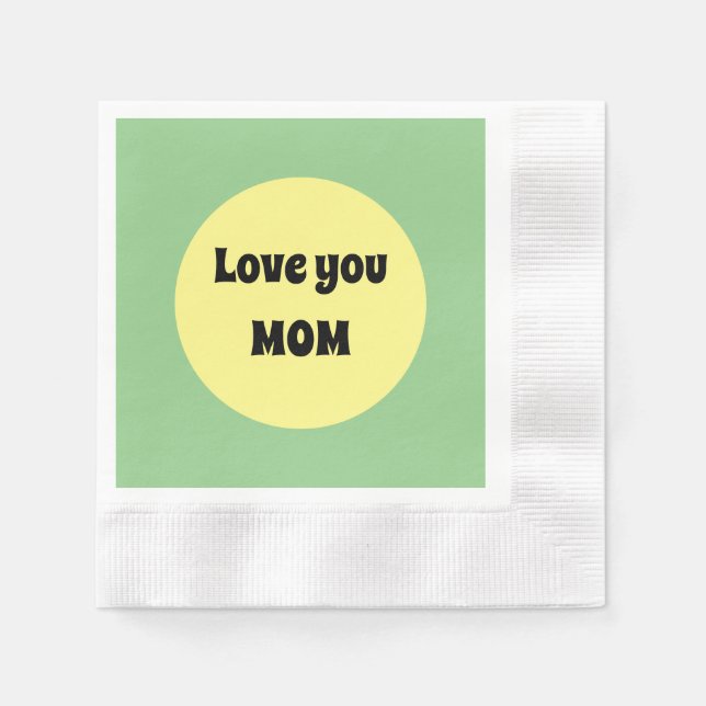 Guardanapo De Papel Porta copos de papel ponto grande amarelo (Frente)