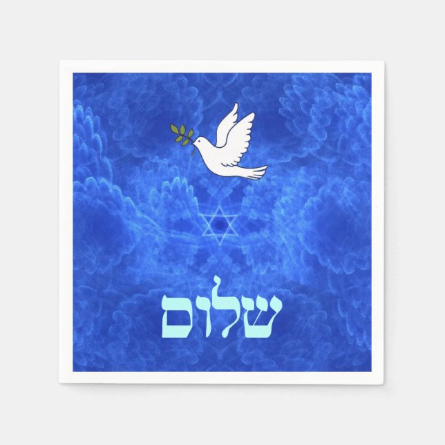 Guardanapo De Papel Porta - Shalom (Frente)