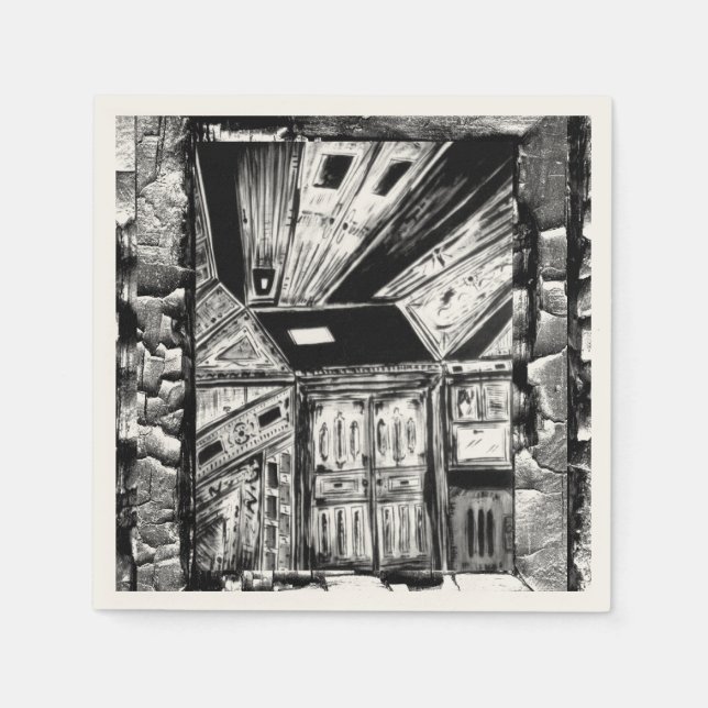 Guardanapo De Papel Portas abertas (Frente)