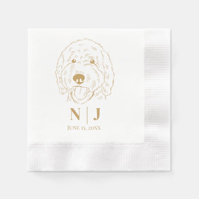 Guardanapo De Papel Portrait personalizado Napkins (Frente)