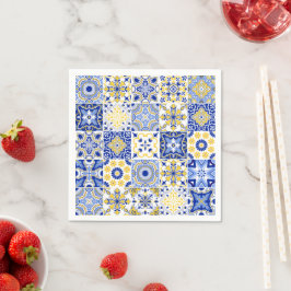 Guardanapo De Papel Portuguese Tiles Pattern 