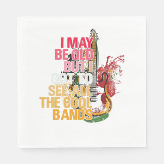 Guardanapo De Papel Posso Ser Velho, Mas Tenho Que Ver O Legal