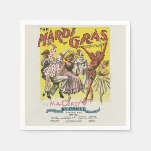 Guardanapo De Papel Poster Mardi Gras