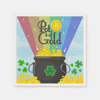 Guardanapo De Papel Pote de Dourado