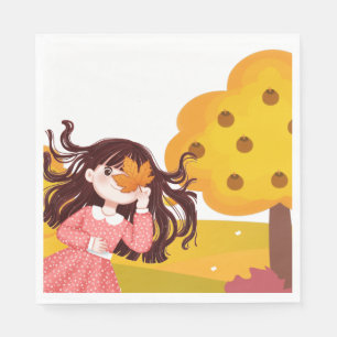 Guardanapo De Papel Praça de Ação de Graças Feliz