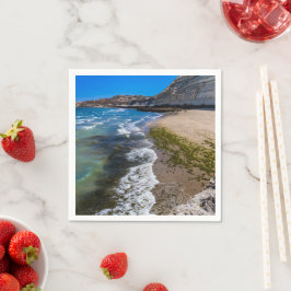 Guardanapo De Papel Praia em Puerto Piramides, Argentina