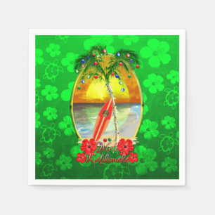 Guardanapo De Papel Praia Mele Kalikimaka