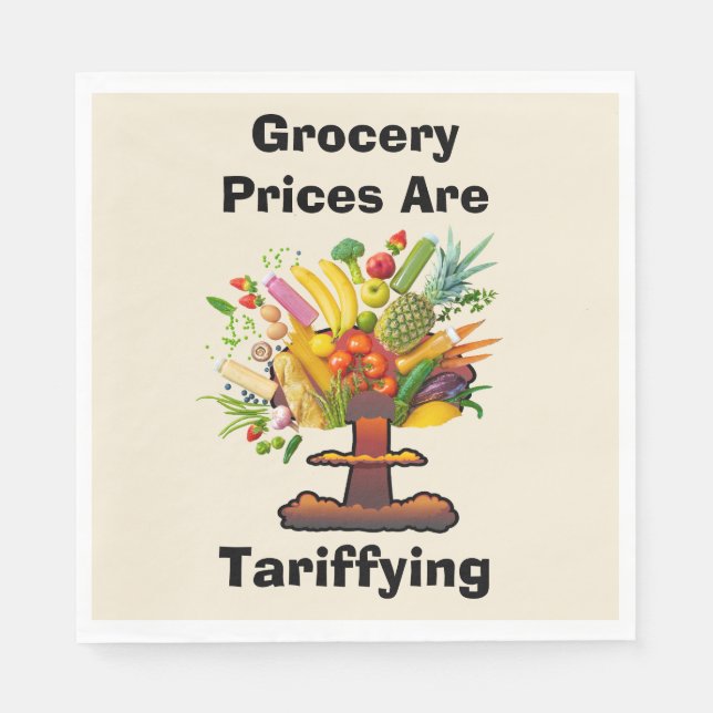 Guardanapo De Papel Preços de compras são tarifas (Frente)