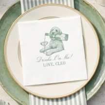 Preppy Verde Salvia Golden Doodle Champanhe Casame
