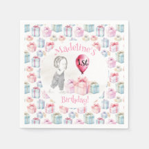 Presente de Balão Rosa, primeiro aniversario-, Cut